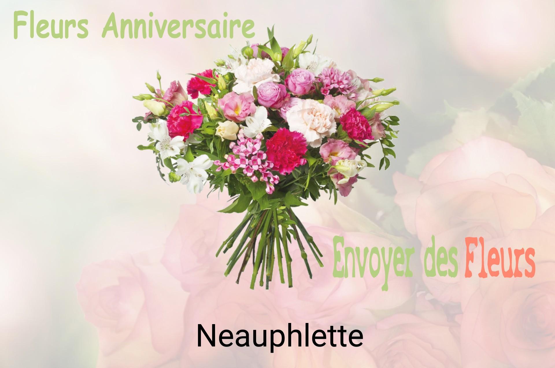Bouquet de fleurs d’anniversaire livré à Neauphlette